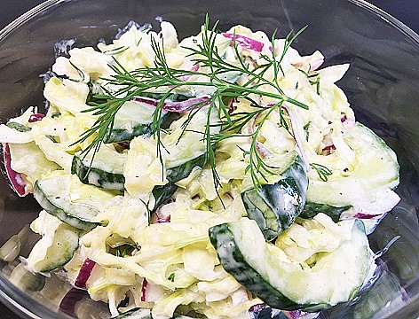 Salatka z kausty szpiczastej Salatka z kausty szpiczastej